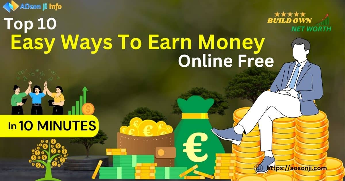 Top 10 Easy Way to Earn Money Online Free
