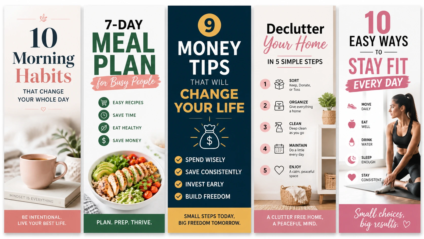 Click worthy Pinterest pin designs showing vertical layout strong titles and better engagement strategy